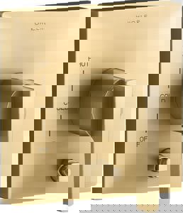 Single Handle Dual Function Bathtub & Shower Faucet in Vibrant Brushed Moderne Brass (Trim Only)